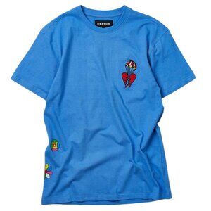 Heart Broken Short Sleeve Tee - Blue